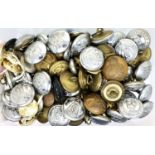 Sixty emergency services and military buttons. P&P Group 1 (£14+VAT for the first lot and £1+VAT for