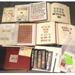 Nine albums of German mint and new stamps. Not available for in-house P&P, contact Paul O'Hea at