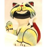 Lorna Bailey cat, Butterfly, H: 12 cm. No cracks, chips or visible restoration. P&P Group 1 (£14+VAT