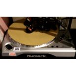 Numark USB professional turntable with leads. Not available for in-house P&P, contact Paul O'Hea