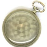 Omega; a stainless steel pocket watch case, D: 48 mm. P&P Group 1 (£14+VAT for the first lot and £