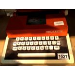 Petite International De Luxe typewriter. Not available for in-house P&P, contact Paul O'Hea at