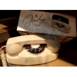 Audrey, GPO746 Retro push button telephone replica of the 1970s classic, compatible with modern