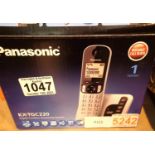 Panasonic KXTGC220 digital cordless answering system. Not available for in-house P&P, contact Paul