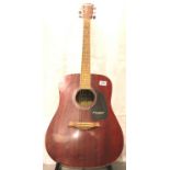 Westfield Jumbo acoustic guitar in red. Not available for in-house P&P, contact Paul O'Hea at