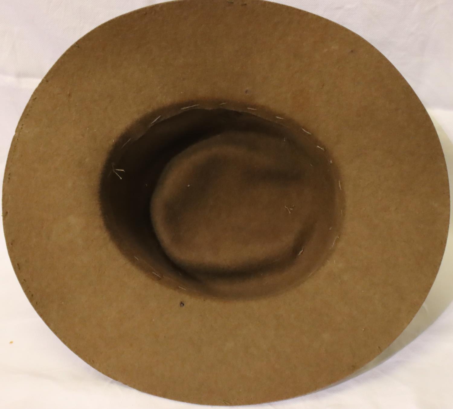 WWII British Womens Land Army badged hat. P&P Group 2 (£18+VAT for the first lot and £3+VAT for - Image 2 of 2