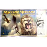 Three Meccano magazines, c.1940s. P&P Group 1 (£14+VAT for the first lot and £1+VAT for subsequent