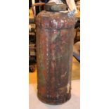 Vintage fire extinguisher, H: 54 cm. Not available for in-house P&P, contact Paul O'Hea at Mailboxes