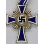 WWII German Third Reich Mothers Cross in silver. P&P Group 1 (£14+VAT for the first lot and £1+VAT