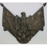 Third Reich flag Bearers Gorget plate. P&P Group 2 (£18+VAT for the first lot and £3+VAT for