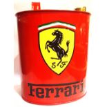 Red Ferrari petrol can. P&P Group 3 (£25+VAT for the first lot and £5+VAT for subsequent lots)