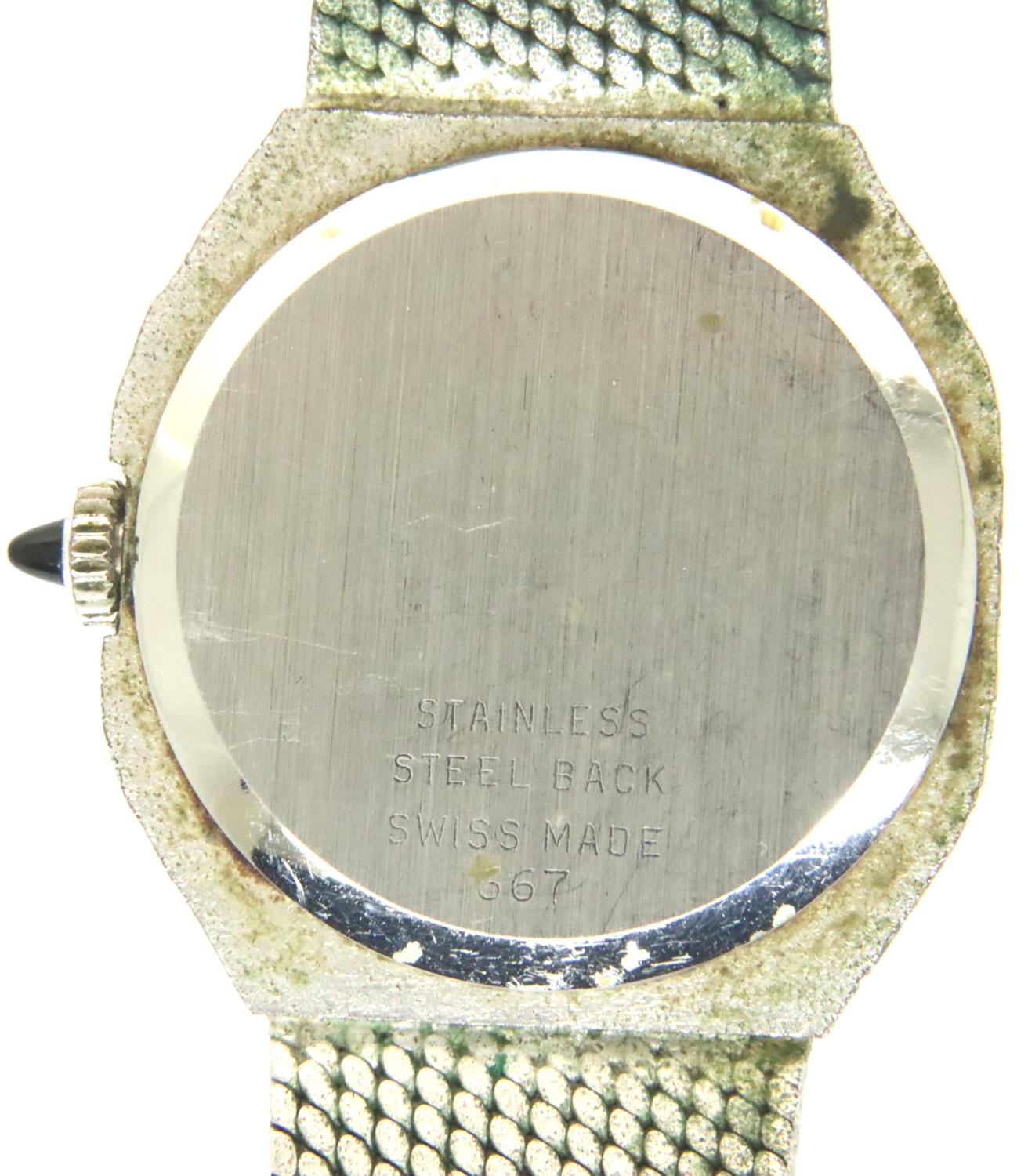 Raymond Weil; ladies cocktail wristwatch on a stainless steel bracelet. P&P Group 1 (£14+VAT for the - Image 3 of 3