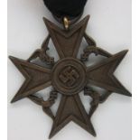 Replica museum quality German Condor Legion Next of Kin medal and box. P&P Group 1 (£14+VAT for