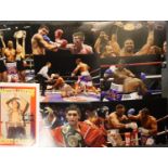 Boxing Interest: Henry Cooper pen signed publicity shot, together with further stills of Boxing