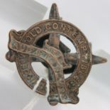 WWI Old Contemptibles lapel pin, August 4th November 1914. P&P Group 1 (£14+VAT for the first lot