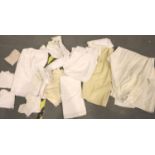 Mixed linen including Christening gowns. P&P Group 1 (£14+VAT for the first lot and £1+VAT for