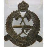 WWI New Zealand Specialist Reinforcement Regiment badge, Signals and Machine Gunners. P&P Group