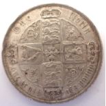 1872 silver Gothic florin of Queen Victoria. P&P Group 1 (£14+VAT for the first lot and £1+VAT for