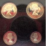2000 silver proof Maundy set (cased) of Elizabeth II - 1p, 2p, 3p and 4p. P&P Group 1 (£14+VAT for