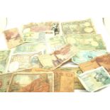 Collection of mixed world banknotes, varied conditions (19). P&P Group 1 (£14+VAT for the first