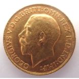 1911 sovereign of George V. P&P Group 1 (£14+VAT for the first lot and £1+VAT for subsequent lots)