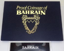 1978 Royal Mint Bahrain coin set, lacking certificate. P&P Group 1 (£14+VAT for the first lot and £