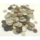 Mixed world coins including silver. P&P Group 1 (£14+VAT for the first lot and £1+VAT for subsequent