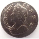 1735 copper farthing of George II. P&P Group 1 (£14+VAT for the first lot and £1+VAT for