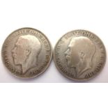 1922 and 1923 silver florins of George V (2). P&P Group 1 (£14+VAT for the first lot and £1+VAT