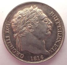 1816 silver sixpence of George III. P&P Group 1 (£14+VAT for the first lot and £1+VAT for subsequent