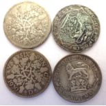 Four silver sixpences of George V, dates 1919, 1926 and 1930 (2). P&P Group 1 (£14+VAT for the first