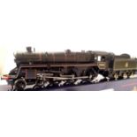 Bachmann Class 5, BR Black, 73030 Early Crest, detail fitted, in excellent condition, wrong box. P&P