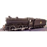 Bachmann J39, BR Black, re-number 64970, Early Crest, in good condition, split on locomotive