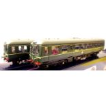 Bachmann Class 108 Two Car DMU, Green, Speed Whiskers , M50979 & M56262, Bedford To Hitchin, in very