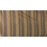 One roll of curtain material, W: 58'' x L: 20 metres. Not available for in-house P&P, contact Paul