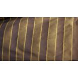 One roll of curtain material, W: 60'' x L: 20 metres. Not available for in-house P&P, contact Paul