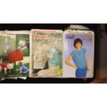 Two albums of knitting patterns. Not available for in-house P&P, contact Paul O'Hea at Mailboxes