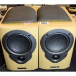 Pair of beech cased Mission 31 speakers. Not available for in-house P&P, contact Paul O'Hea at