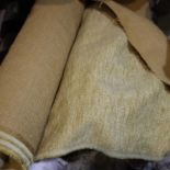 One roll of curtain material, total L: 12 metres. Not available for in-house P&P, contact Paul O'Hea
