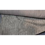 One roll of curtain material, total L: 5 metres. Not available for in-house P&P, contact Paul O'