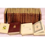 Works of Shakespeare, twenty five leather bound volumes, c1912 published JM Dent and Sons. P&P Group