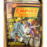 Box of Empire Strikes Back magazines (21) from May 1981 and a quantity of Star Wars magazines (80)