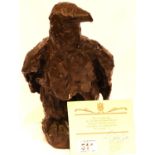 Limited edition Heredities cast standing USA Eagle by Eleanor Jonzen 34/250, H: 30 cm. P&P Group