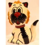 Lorna Bailey cat, Ethan, signed in red, H: 12 cm. No cracks, chips or visible restoration. P&P Group