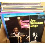 Approximately fifty Big Band LPs including Count Basie and Harry James. P&P Group 3 (£25+VAT for the
