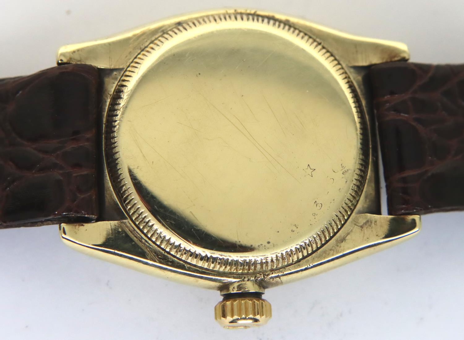 Rolex; gents 9ct gold vintage gentlemans wristwatch. Model Rolex Oyster Royale, Viceroy. Recent - Image 3 of 7