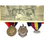 The Church Lads Brigade: 1927 Present on Parade medal, five years silver award and a sporting