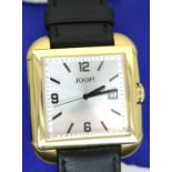 Joop; gents new old stock wristwatch, working at lotting, dial D: 35 mm. P&P Group 1 (£14+VAT for