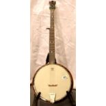 Remo Weatherking banjo. Not available for in-house P&P, contact Paul O'Hea at Mailboxes on 01925