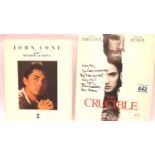 Lobby card pack for The Crucible signed by Ben Davidson (Rev-Parris) and a John Lone signed lobby